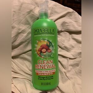✨⚡️💥Parabella Clean Renewal Shampoo W Argan Oil/Ketatin No Frezzy Hair 28 fl oz